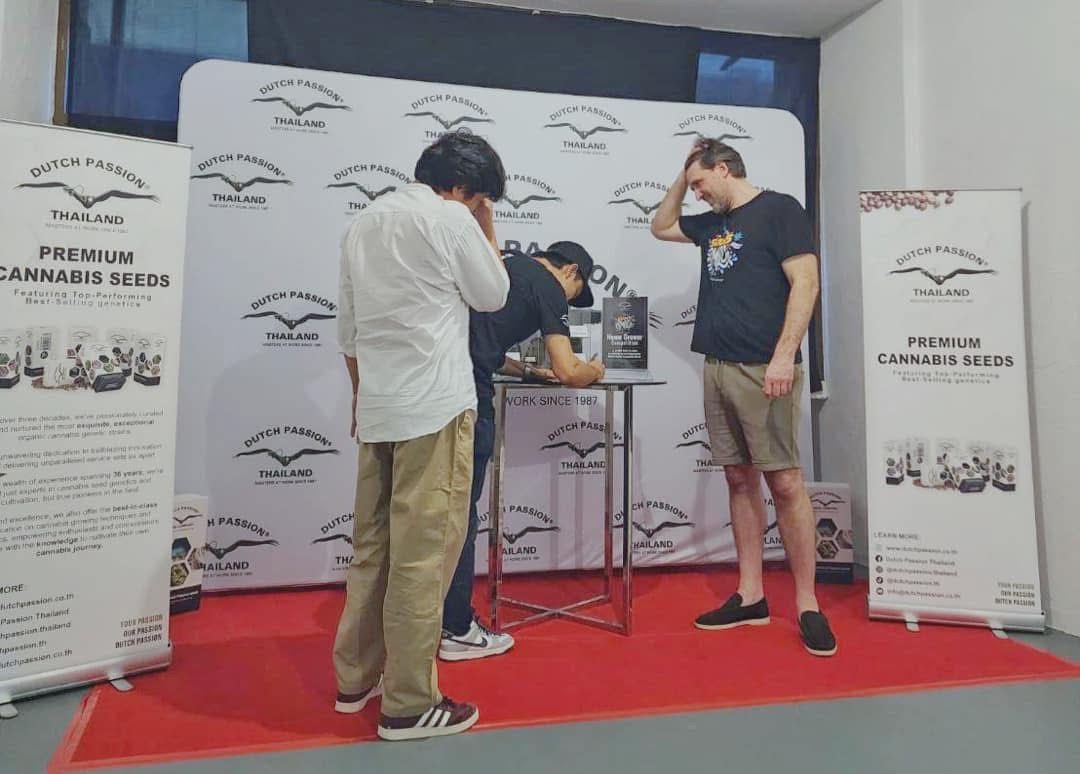 Dutch Passion Thailand awards event featuring Treehouse champion genetics